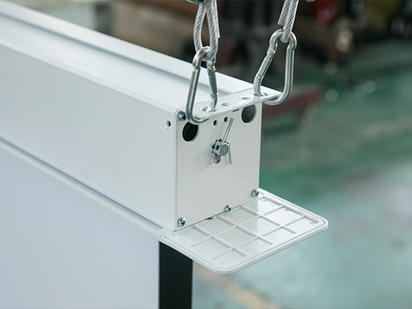 Is Electric Pull-Down Screen Difficult to Install on Concrete Ceilings?