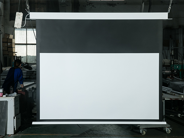 How Does Electric Floor-rising Screen Handle Weight and Stability?