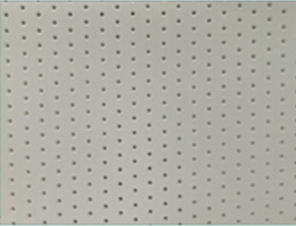 Micro-perforated sound-permeable screen