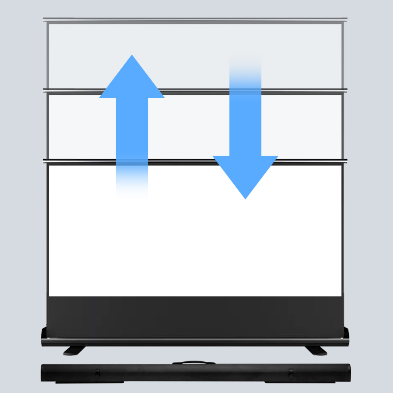 floor-rising screens